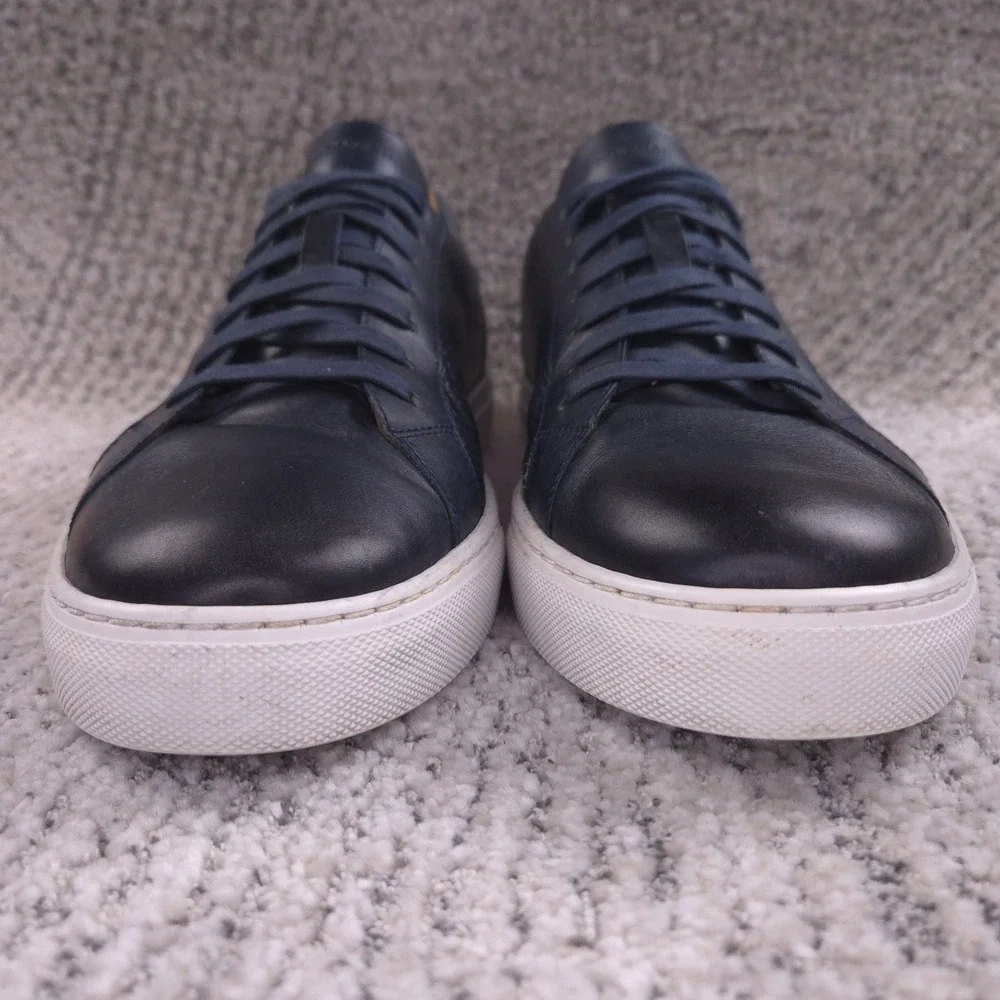 Magnanni Sneakers Mens Size 11 Elonso Perforated Leather Shoes Lace Up Trainers